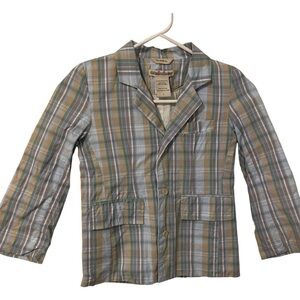 Coco Bonbons Boys Plaid Blazer